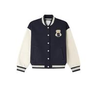 Springfield Chaqueta Bomber Osito De Peluche, Azul Marino, S