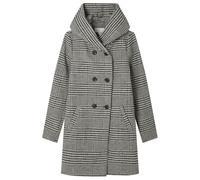 SPRINGFIELD Checked Cloth Coat With Hood And Welt Pockets Capa De Tela Mujer