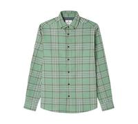 Springfield Checks Twill Shirt, Green, XL para Hombre
