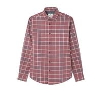 Springfield Checks Twill Shirt, Wine, L para Hombre