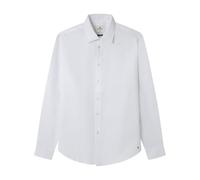 Springfield Dobby Daily Easy Care Shirt Camisa, Blanco, L para Hombre