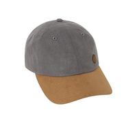 Springfield Fake Suede Baseball Cap with Small Logo ON The Side Gorro, Gris, Talla única para Hombre