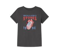 Springfield License Rolling Stones Short Sleeve T-Shirt Camiseta De Manga Corta, Gris, XL Mujer