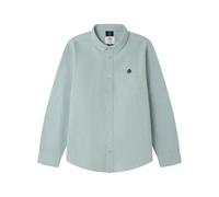 Springfield LS Oxford Brushed Shirt with Elbow Pads, Green, 9-10 para Niños