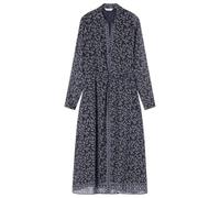 Springfield Midi Printed Shirt Dress with Buttons Vestido Estampado, Azul, 36 para Mujer