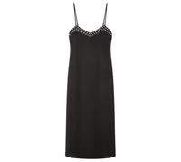 Springfield Midi Strappy Dress with Studs Vestido De Tirantes, Negro, 40 para Mujer