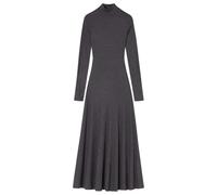 Springfield Midi Turtle Neck Long Sleeve Dress Vestido De Cuello Alto, Gris, M para Mujer