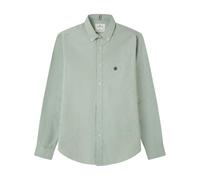 Springfield Oxford Original con Bordado De Árbol. 100% Algodón Bci, Verde, S