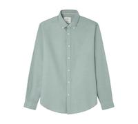 Springfield Oxford Tencel Melange Shirt with Peach Camisa, Caqui, XL para Hombre