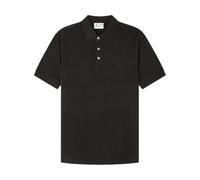 SPRINGFIELD Polo Diario Slim SS Básico con Bordado De Árbol. 100% Algodón Bci, Negro, XS