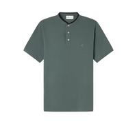 SPRINGFIELD Polo Mao Slim SS En Contraste con Bordado De Árboles. 100% Algodón Bci, Verde, XS