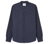 Springfield Reconsider Long Sleeves Cotton Seersucker Mao Shirt with Tree Embroidery