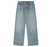 Springfield Vaqueros para Mujer de Tiro Medio y Pierna Ancha, Colección Culpables, Azul, 34