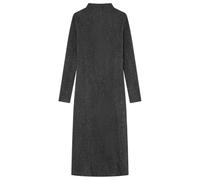 Springfield Vestido Midi con Cuello Perkins y Abertura en el Lateral Inferior, Marengo, M para Mujer