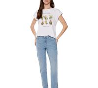 SPRINGFILED Camiseta Cacti-Love, Camiseta Mujer, Beige, XL