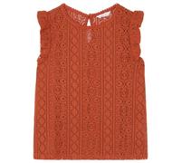SPRINGFILED Camiseta Crochet Terracota, Camiseta Mujer, brown, XL