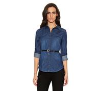 SPRINGFILED Camiseta estructura rayada, Camiseta Mujer, white, S