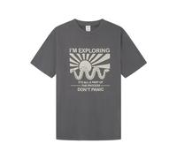 SPRINGFILED Camiseta exploring, Camiseta Hombre, grey, XS