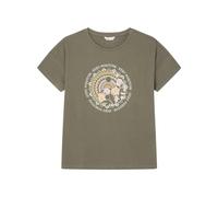SPRINGFILED Camiseta Gráfica Étnica, Camiseta Mujer, kaki, S