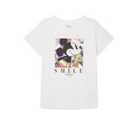 SPRINGFILED, Mujer, Camiseta "Mickey" Smile, Tan Print, M