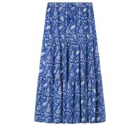 SPRINGFILED, Mujer, Falda Midi Paneles Lino, Blues, 36