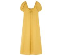 SPRINGFILED, Mujer, Vestido Midi Algodón Lino, Yellow/Gold, 38