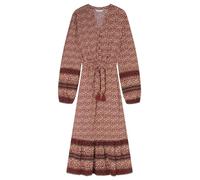 SPRINGFILED, Mujer, Vestido Midi Camisero Cenefas, Red, 40