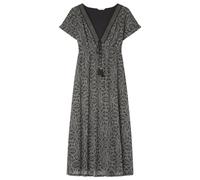 SPRINGFILED, Mujer, Vestido Midi Escote Cenefa, Black, S
