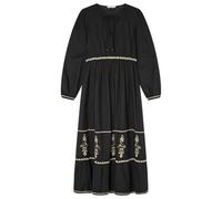 SPRINGFILED Vestido Midi Bordados, Vestido Mujer, black, 40