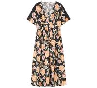SPRINGFILED Vestido Midi Escote Frunces, Vestido Mujer, black, 34