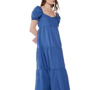 SPRINGFILED Vestido Midi Paneles, Vestido Mujer, blue, 44