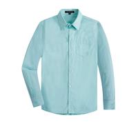 Springgege Boys Long Sleeve Dress Shirts Formal Uniform Woven Solid A