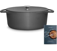 SPRINGLANE Cacerola de hierro fundido redonda, Cocotte Clara - antracito, ronda, 28cm, 6l