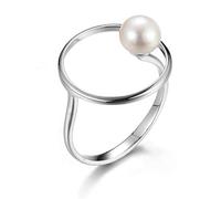 Springlight San Valentin Regalos Mujer anillos mujer S925 Anillo sencillo geométrico perlas anillos abiertos anillos joyas, regalos originales para mujer, regalos para mujer.