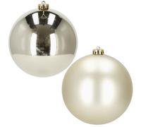 SPRINGOS Bolas para árbol de Navidad, diámetro de 15 cm, 2 unidades