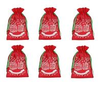SPRINGOS Bolsa de regalo para Navidad (6 unidades)