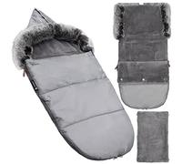 SPRINGOS bolsa de viaje para bebé Saco de pies de invierno para silla de paseo cochecito 40 x 80 cm