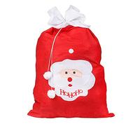 SPRINGOS Saco de regalo de Papá Noel, color rojo, grande, decoración para disfraz