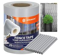 SPRINGOS Valla Jardín Exterior - Malla Ocultación Jardín - Cañizo Jardín Ocultación - Brezo Ocultación para Valla - Cerramiento Terraza Exterior Resistente y Fácil de Instalar - 35 metros