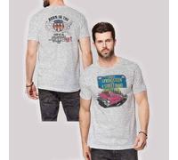 Springsteen Bruce - T-Shirt # M Unisex Grey # Pink Cadillac