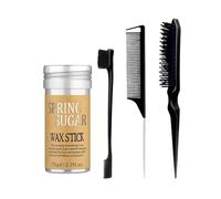 SPRINGSUGAR Cera Pelo Hombre Mujer, Hair Wax Stick Con 3 Peines, Cera Para El Pelo No Grasa, Peine De Peinado Para Pelo Encrespado Y Pelucas