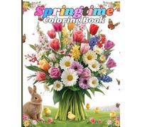 Springtime Coloring Book: Adorable Illustrations for Your Young Spring Season Lovers