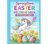 Springtime Easter Coloring Book for Kids and Adults