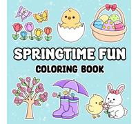 SPRINGTIME FUN: Coloring Book - Bold & Easy