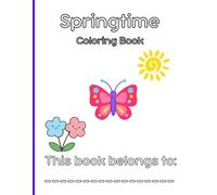 Springtime in the Park Coloring Book: Perfect for Ages 2-5