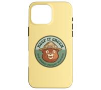 Springtime Smokey Bear Keep It Green Head Logo Carcasa para iPhone 16 Pro MAX
