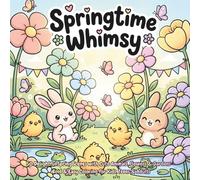 Springtime Whimsy: 50 Delightful Spring Scenes with Cute Animals, Flowers & Gardens - Bold & Easy Coloring for Kids, Teens & Adults (Easter Magic & ... & Magical Scenes - Bold & Easy for K)
