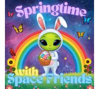Springtime with Space Friends: A Spring Coloring Adventure with Friendly Aliens