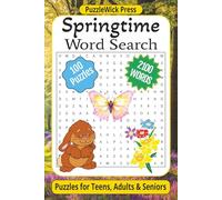 Springtime Word Search: Enjoy 100 Springtime Word Search Puzzles in Easy-to-Read Print | Flowers, Sunshine, Rainy Days & More | 6x9 Inch Travel Size, ... for Spring Breaks, Picnics & Relaxing Indoors