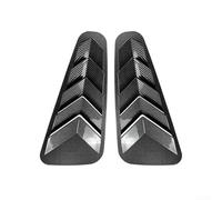 Springwillfly Adhesivo ABS para persianas de ventana diseñado para Ford Mustang MK5 2005-2014, decoración de vidrio trasero y actualización de estilo de vehículo (textura de fibra de carbono)
